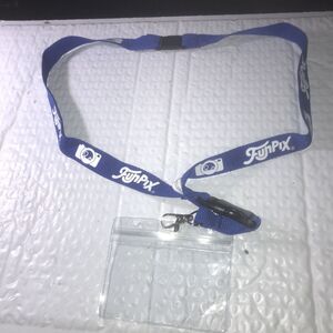 FUNPIX Blue Lanyard and ID holder